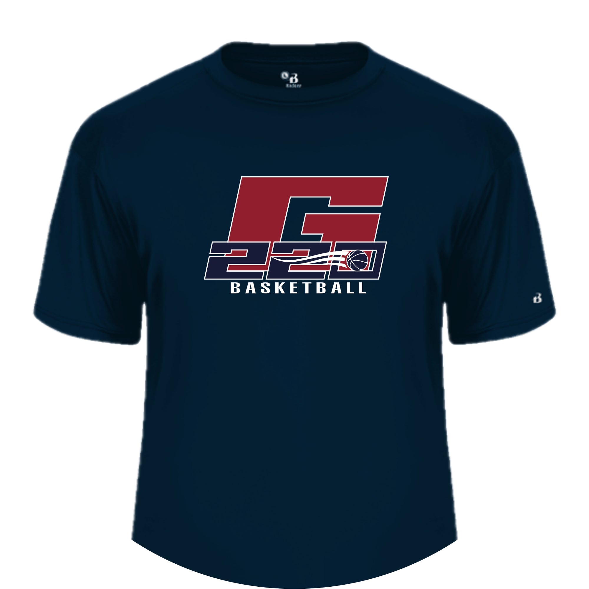 G220B0325-06 Navy Performance Short Sleeve Tee