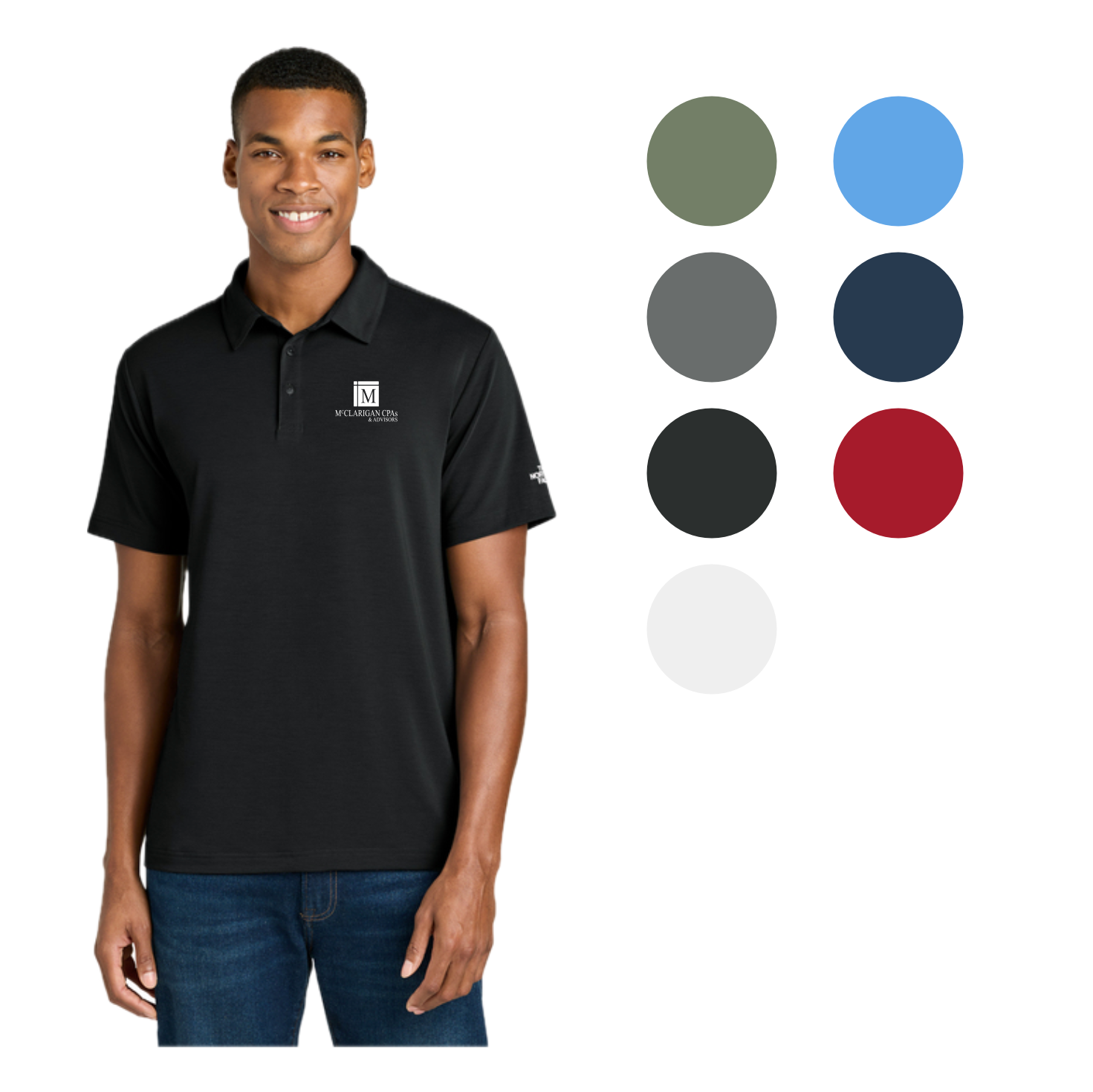 MCCL001 The North Face Canyon Crest Polo