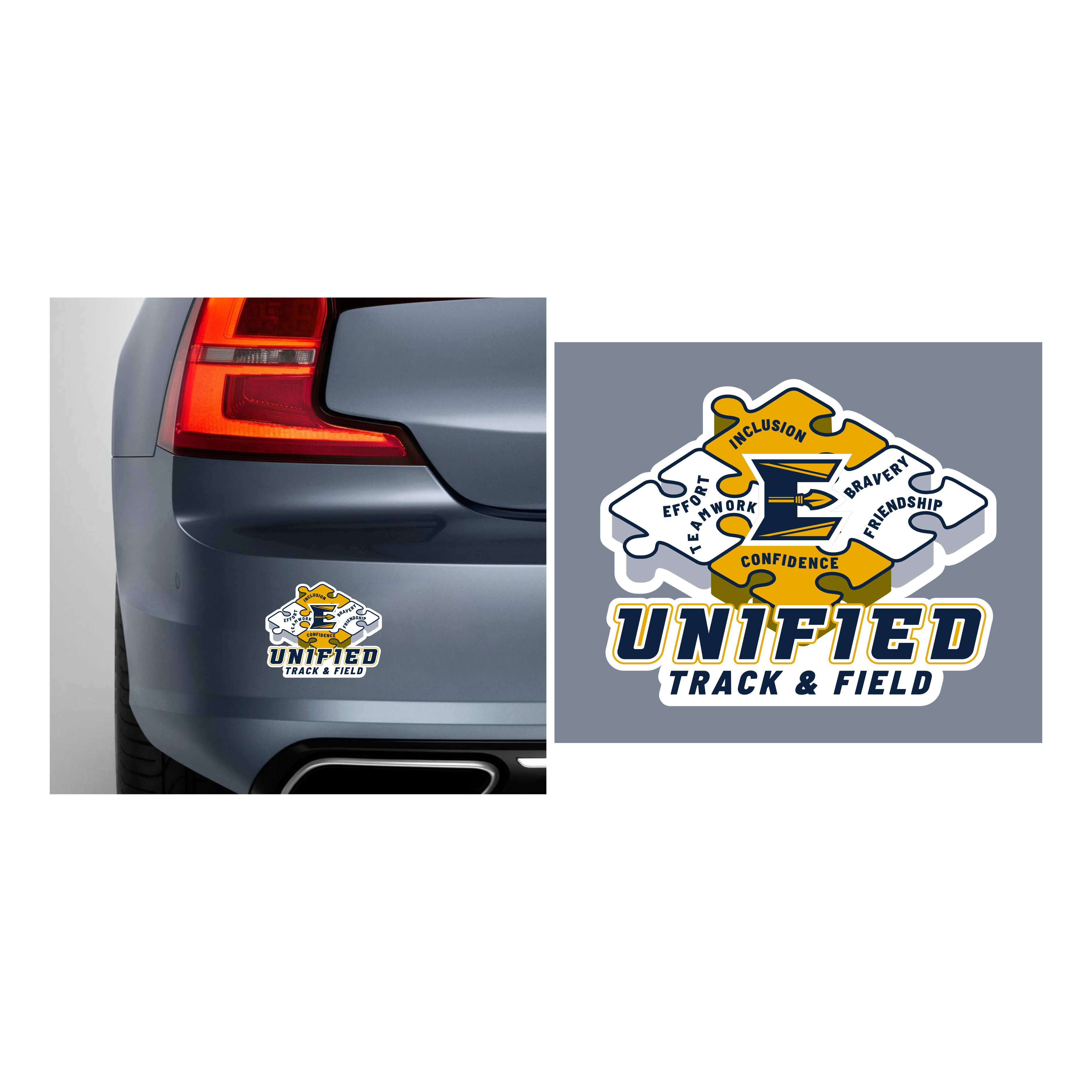 ELUNSH02-012 5" Car/Fridge Magnet