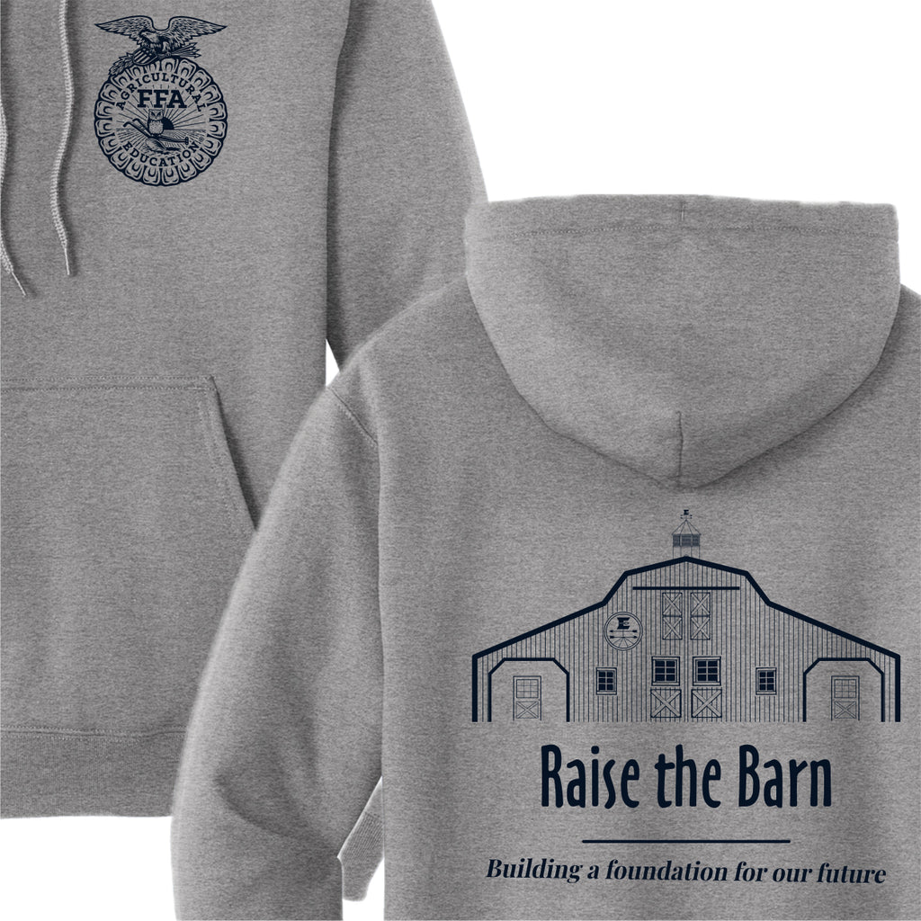 ELFFA01 - 05 Heather Grey Hooded Sweatshirt