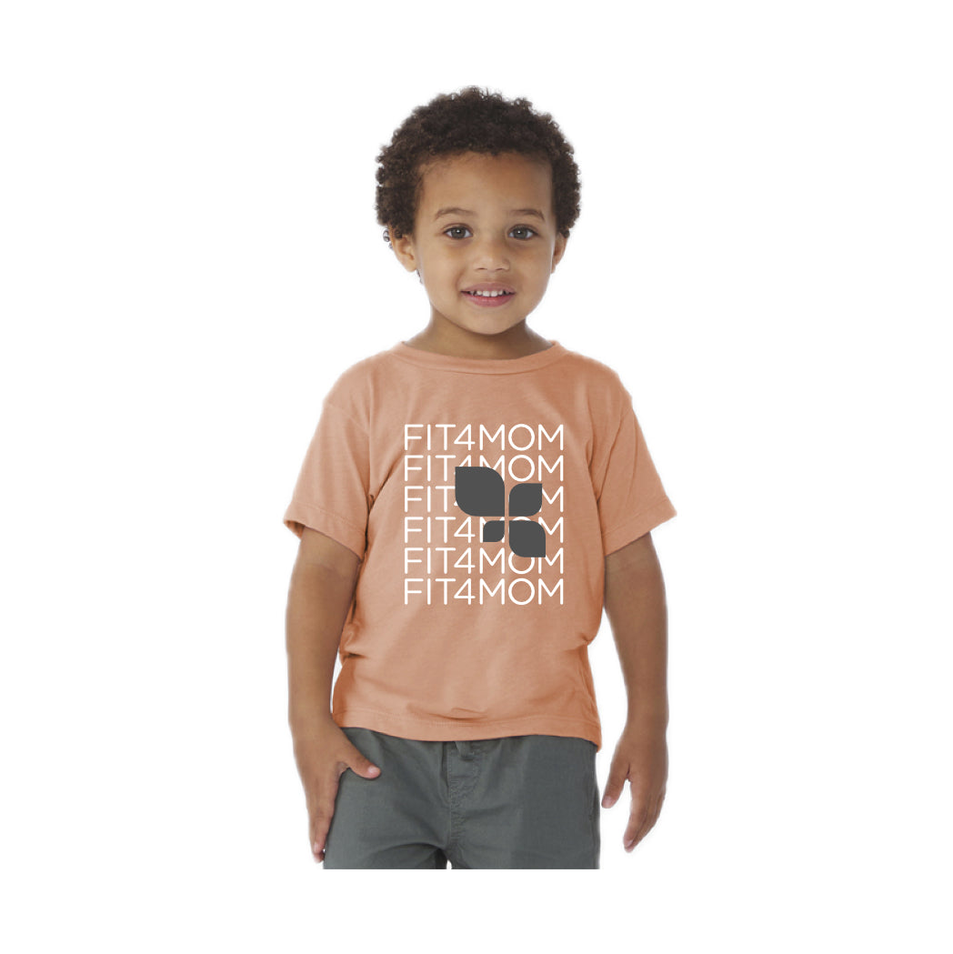 F4MSH-12 Peach TriBlend Youth Short Sleeve Tee