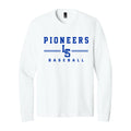 LSBSH04 - 27 Pioneers White Triblend Long Sleeve Tee