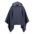 EFH05-12 Ladies Navy Heather Fleece Poncho