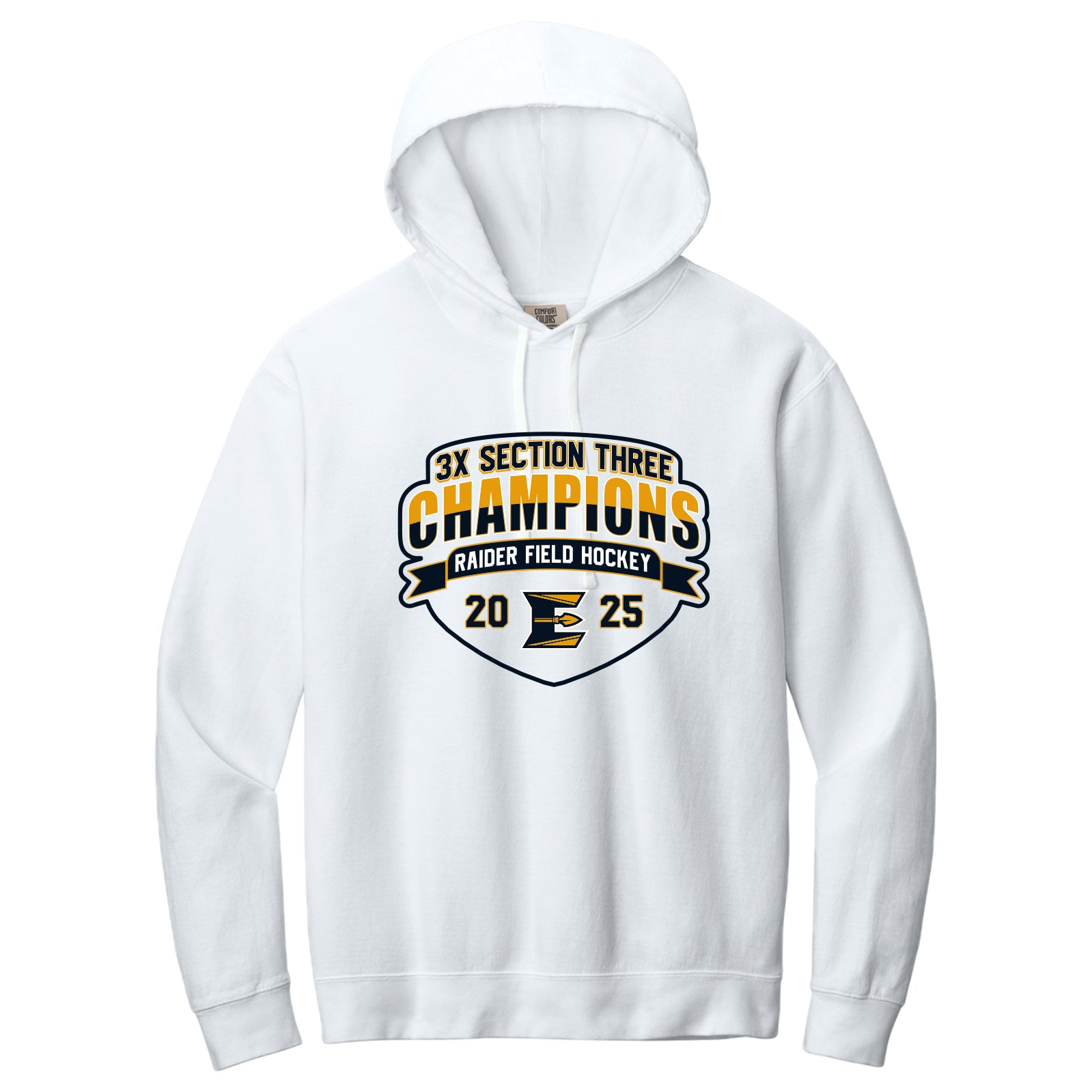 EFH04-12 Comfort Colors White Hoody