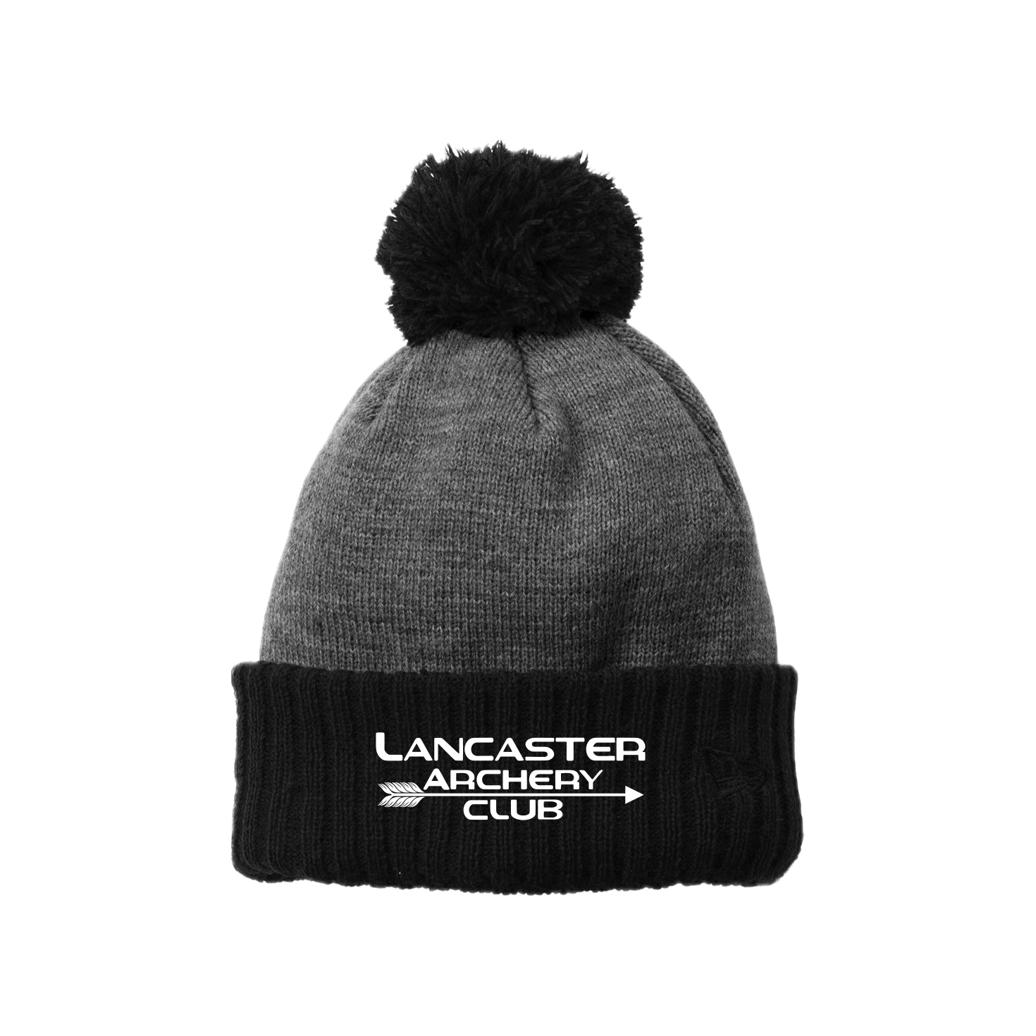 LACLSH01 - 012 Black/Heather Grey New Era Beanie