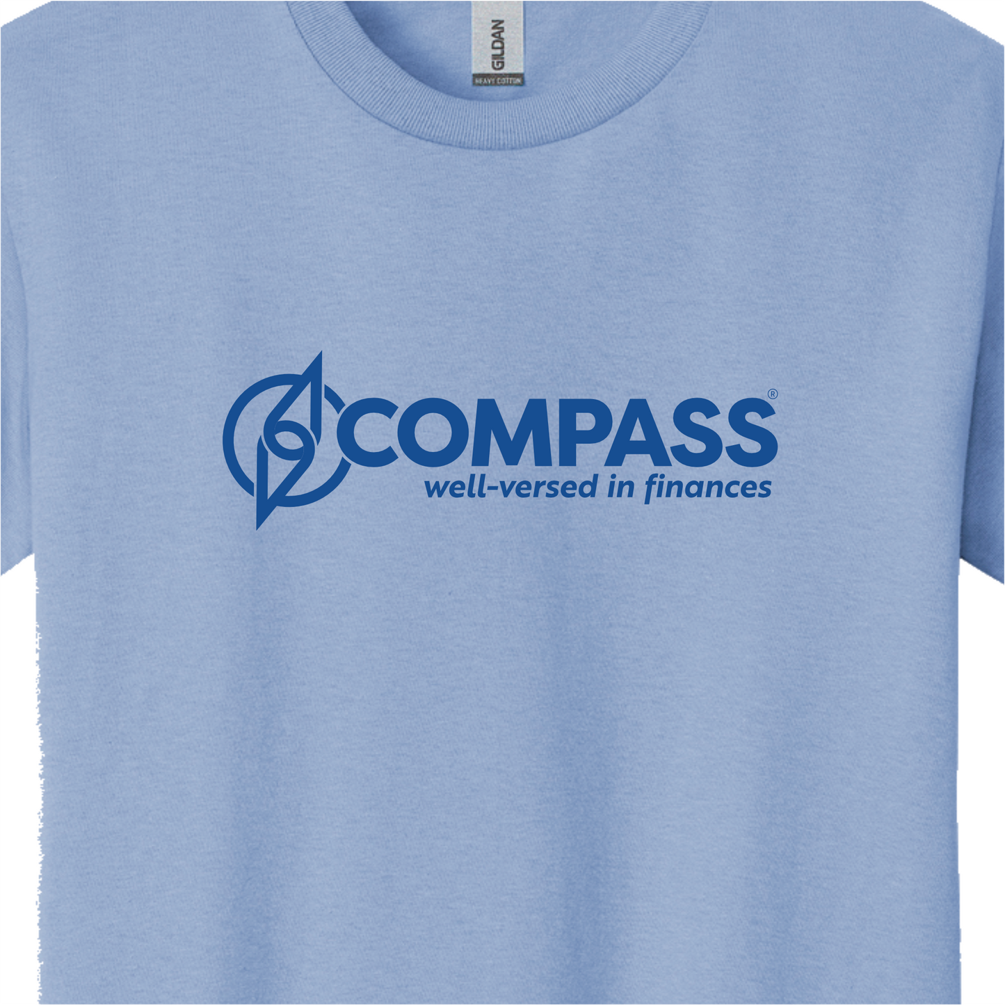 COM004 Columbia Blue 100% Cotton T-Shirt