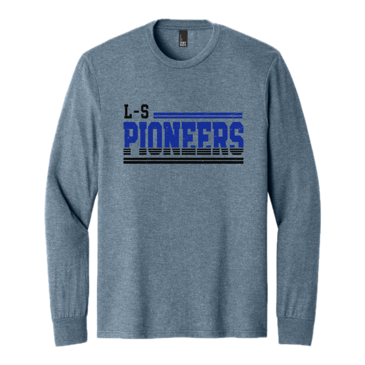 LSHHSH01 - 14 Flint Blue Heather LS PIONEERS Long Sleeve T-Shirt