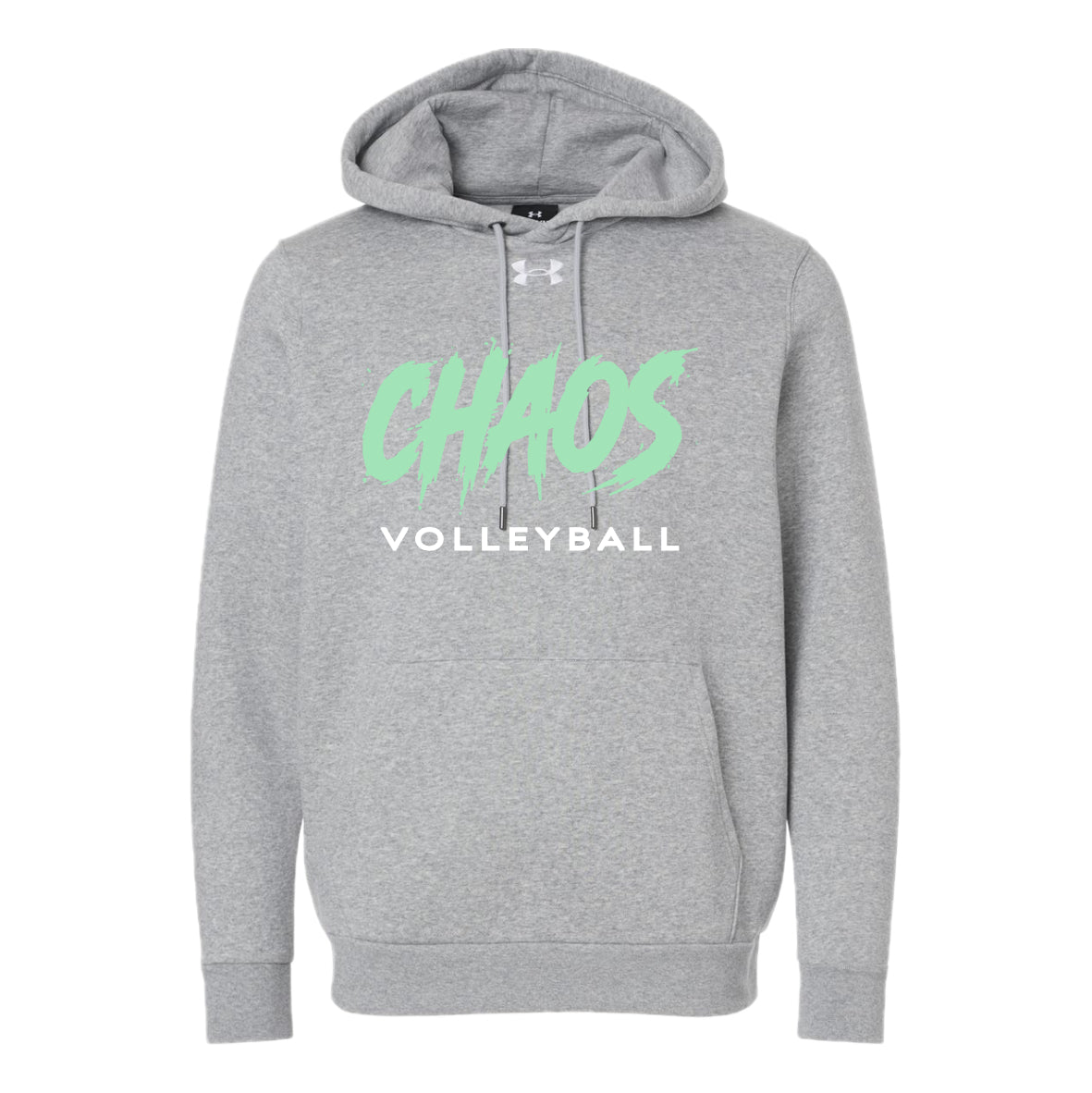CCVOLSH01 - 18 Light Steel Under Armour Fleece Hooded Sweatshirt