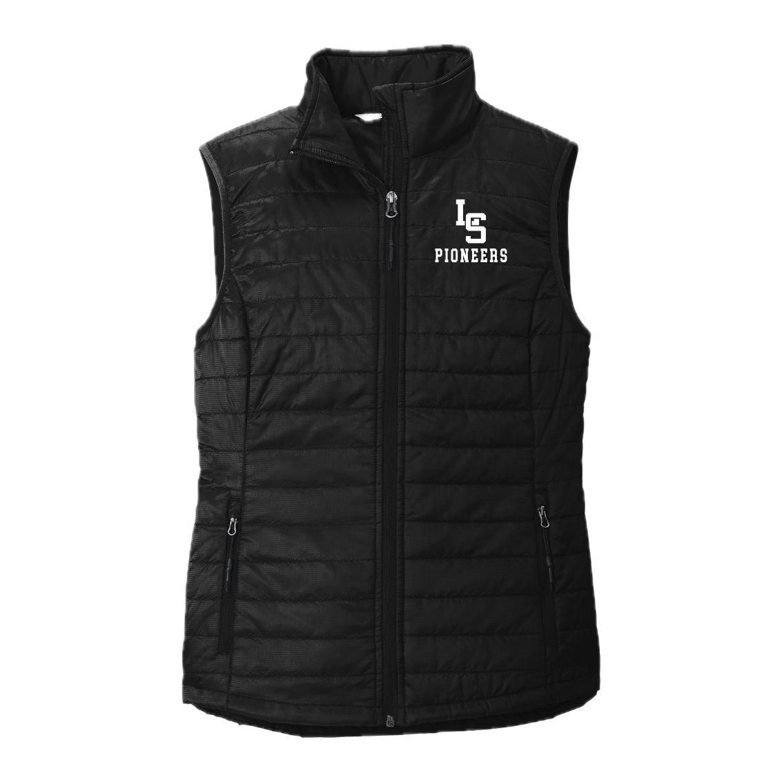 LSHSPTO1-30 Black Ladies Packable Vest