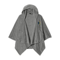 EFH05-13 Frost Grey Plush Open Hoodie
