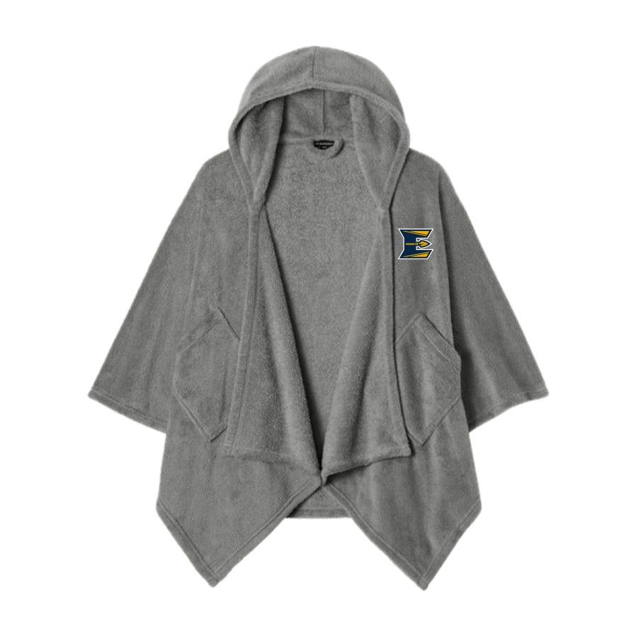 EFH05-13 Frost Grey Plush Open Hoodie