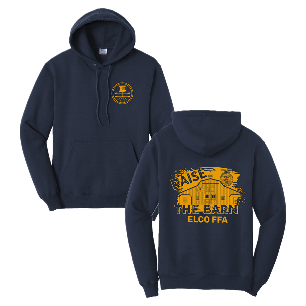 ELFFA01 - 06 Navy Hooded Sweatshirt