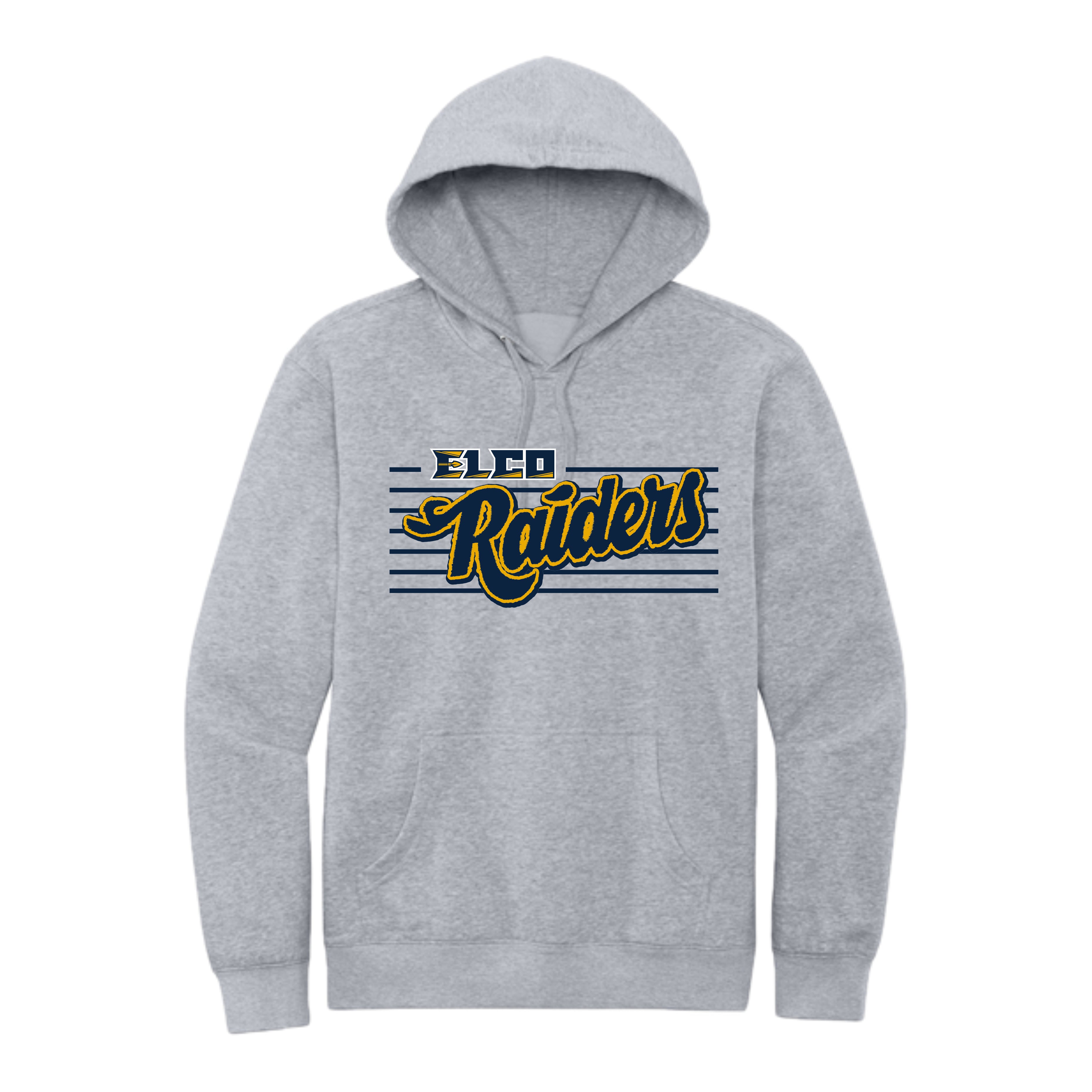 ELISSH02 - 013 Lt Heather Grey Hooded Sweatshirt