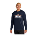 LCCSSH04-07 Navy Performance Long Sleeve Tee