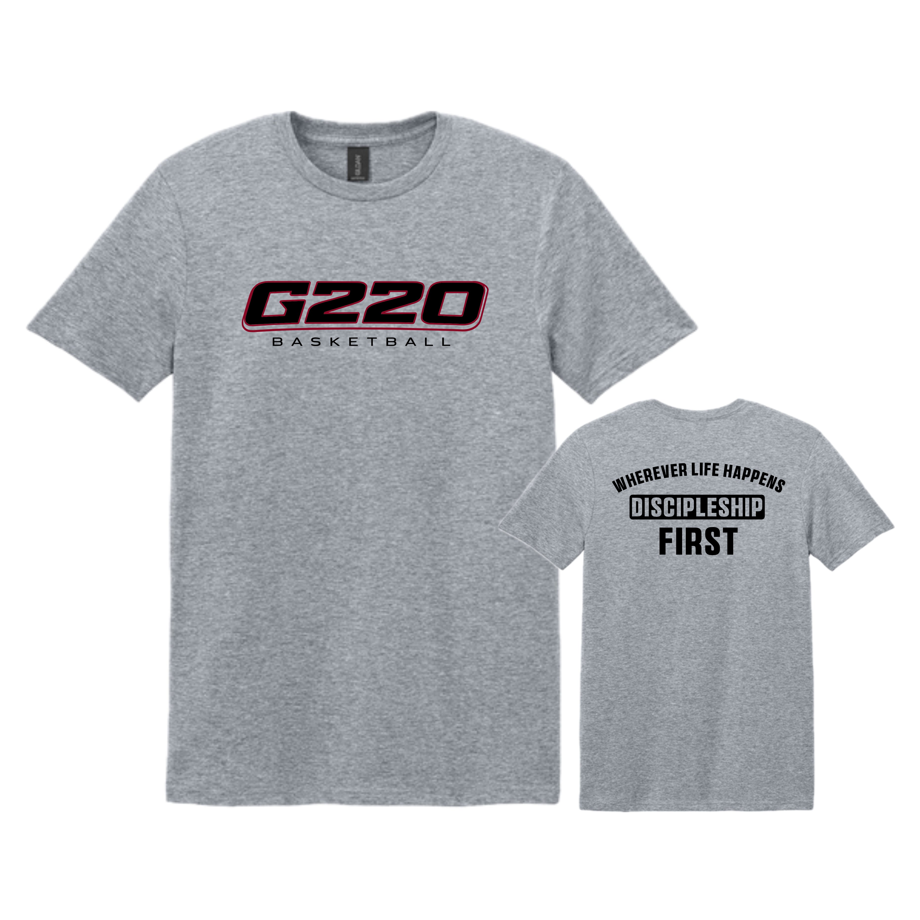 G220SH02 06 Sp Grey Short Sleeve Tee