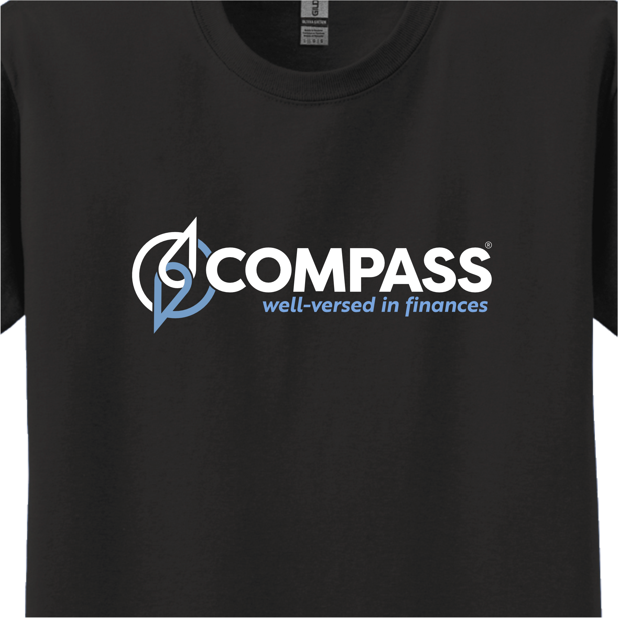 COM003 Black 100% Cotton T-Shirt
