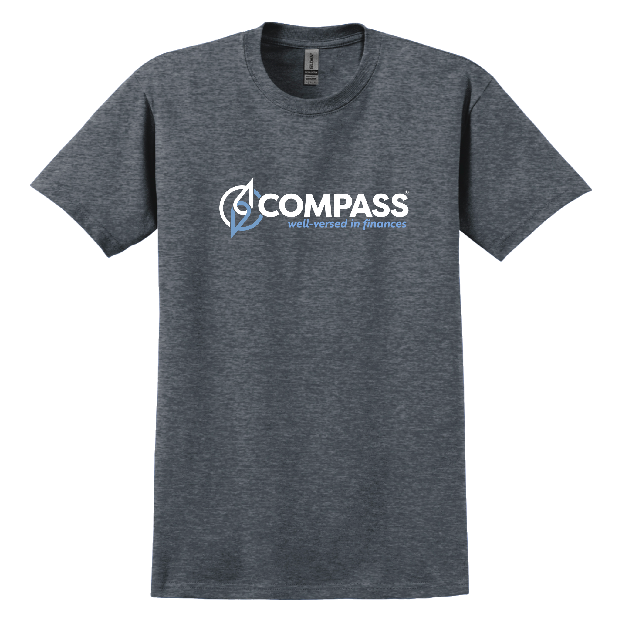 COM001 Heather Grey 100% Cotton T-Shirt