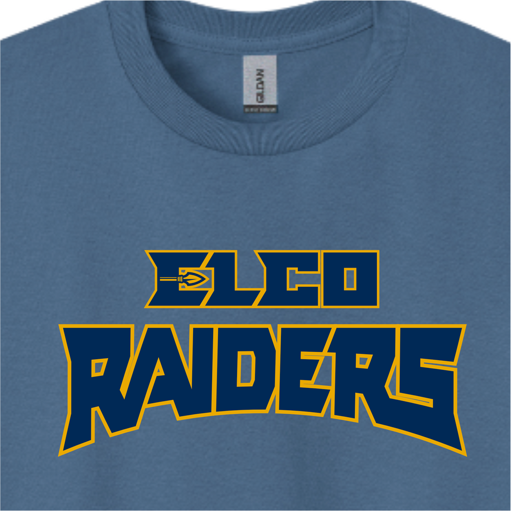 24302 - 02 Elco Raiders Indigo Blue Short Sleeve Tee
