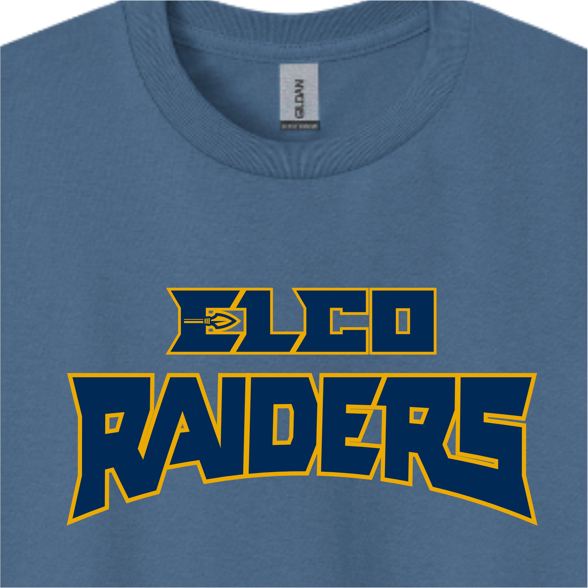 24302 - 02 Elco Raiders Indigo Blue Short Sleeve Tee