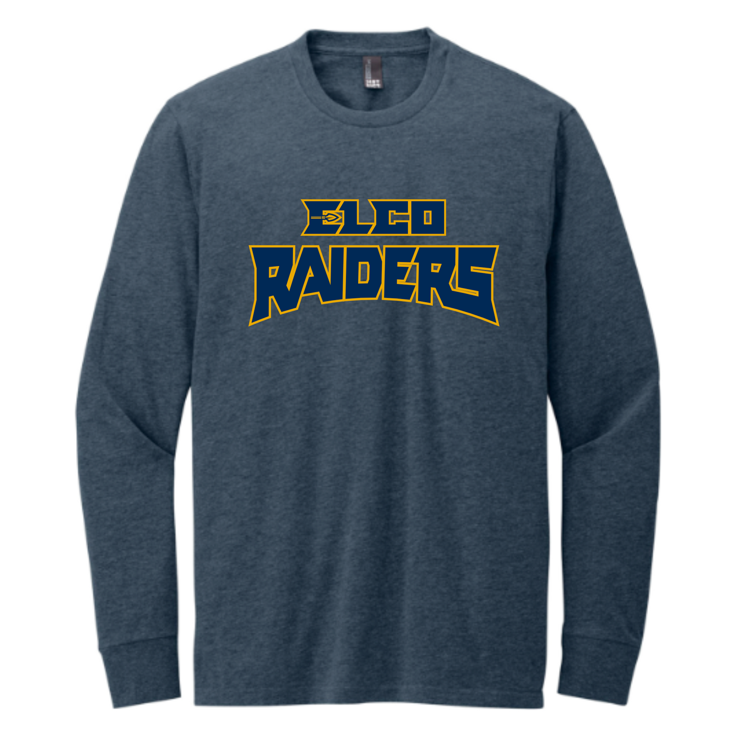 24302 - 04 Elco Raiders Heather Navy Long Sleeve Tee