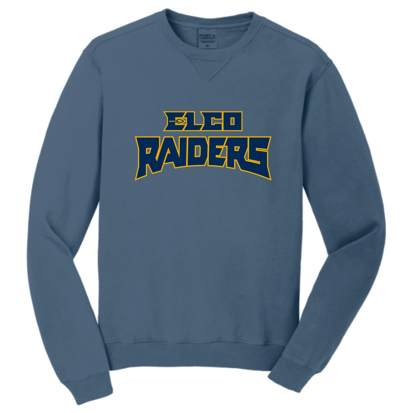 24302 - 06 Elco Raiders Denim Blue Crewneck