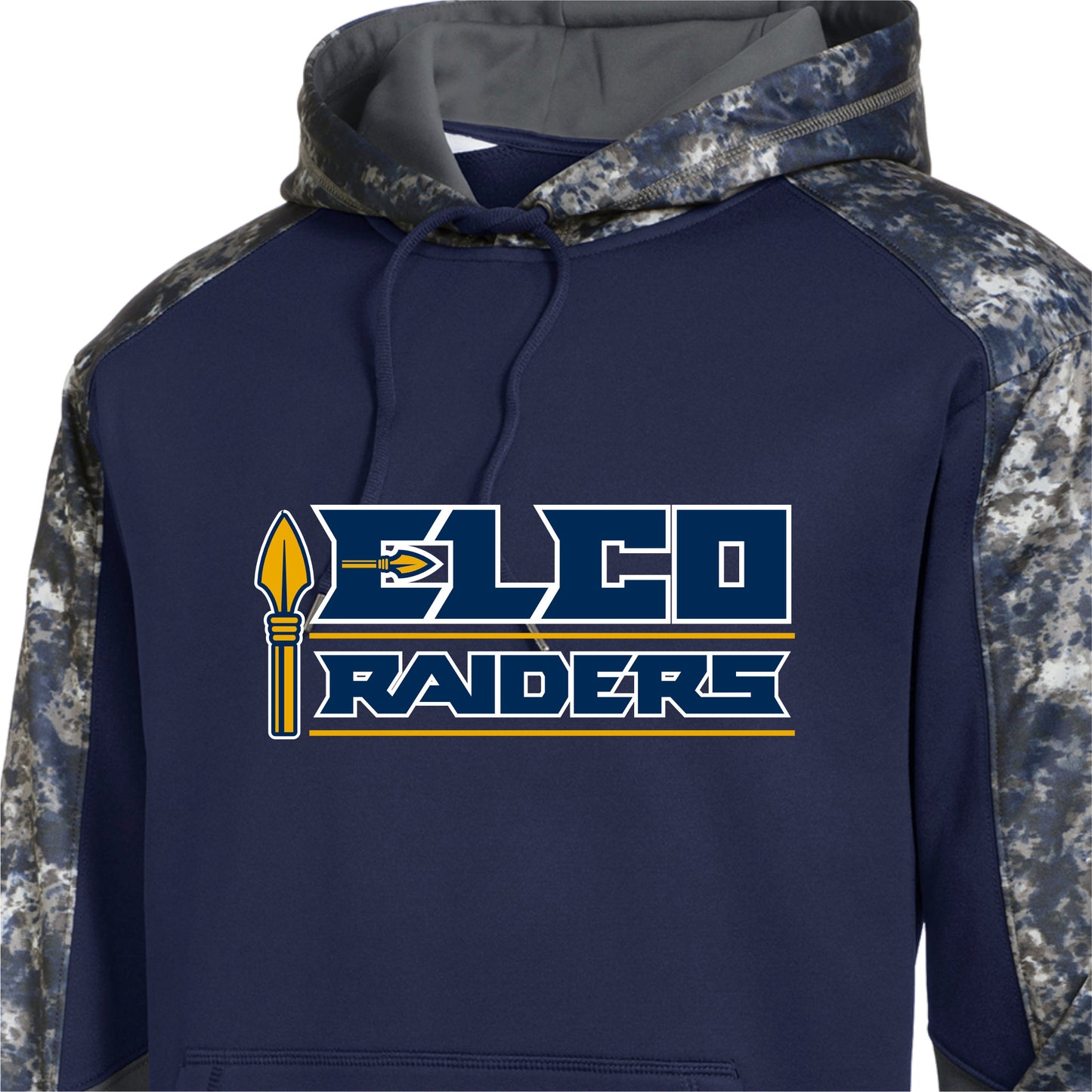 25584-007 Navy/Grey Raider Performance Digi Hoody