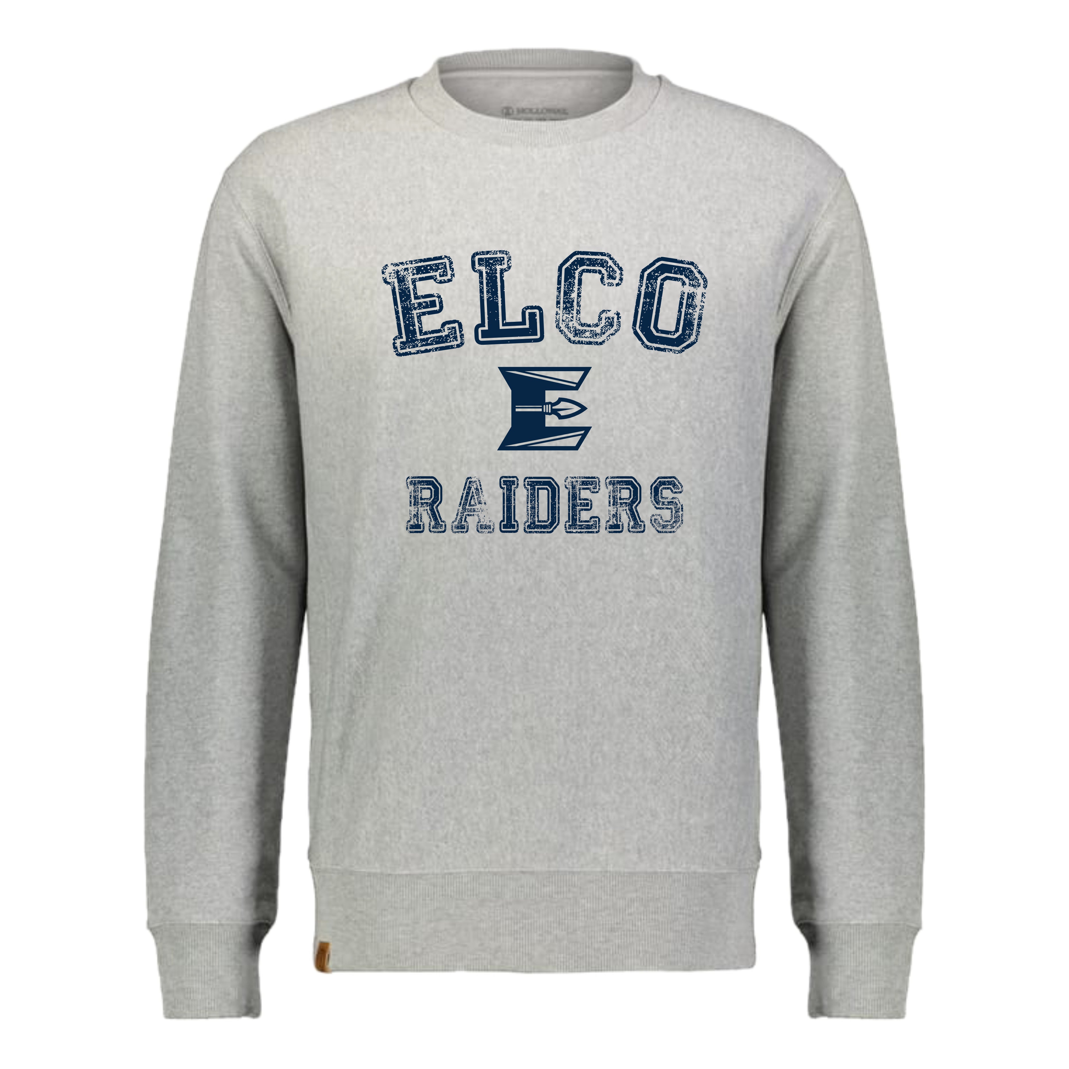 ELISSH02 - 010 Charcoal Heather Heavy Weight Crew Sweatshirt