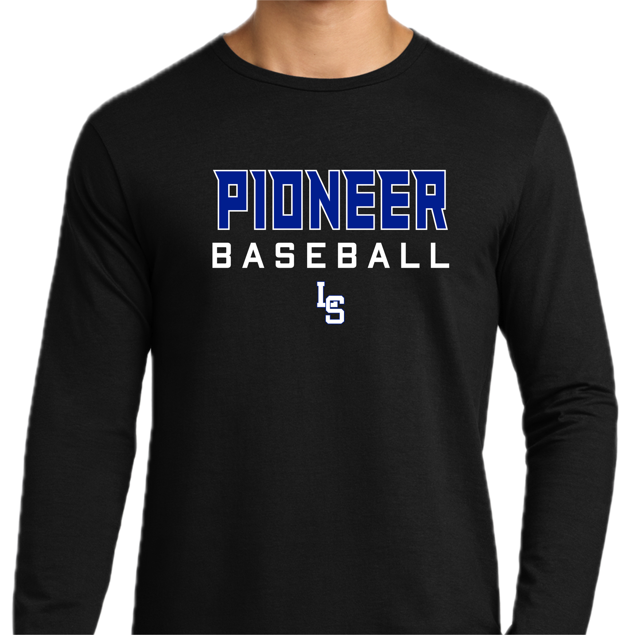 PBSH001 - 03 Black Long Sleeve Tee