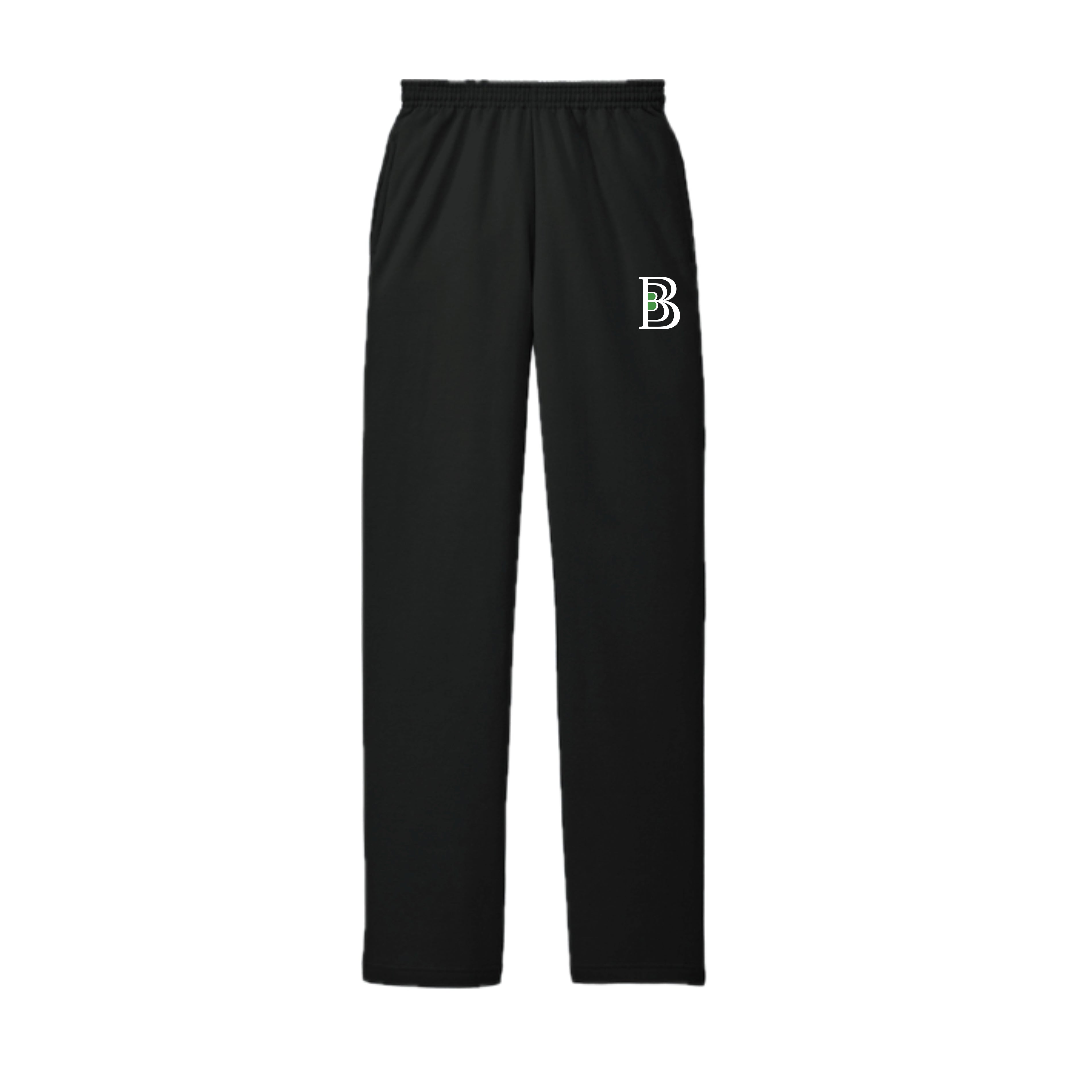BTBSH01 - 13 Black Open Bottom Sweatpant