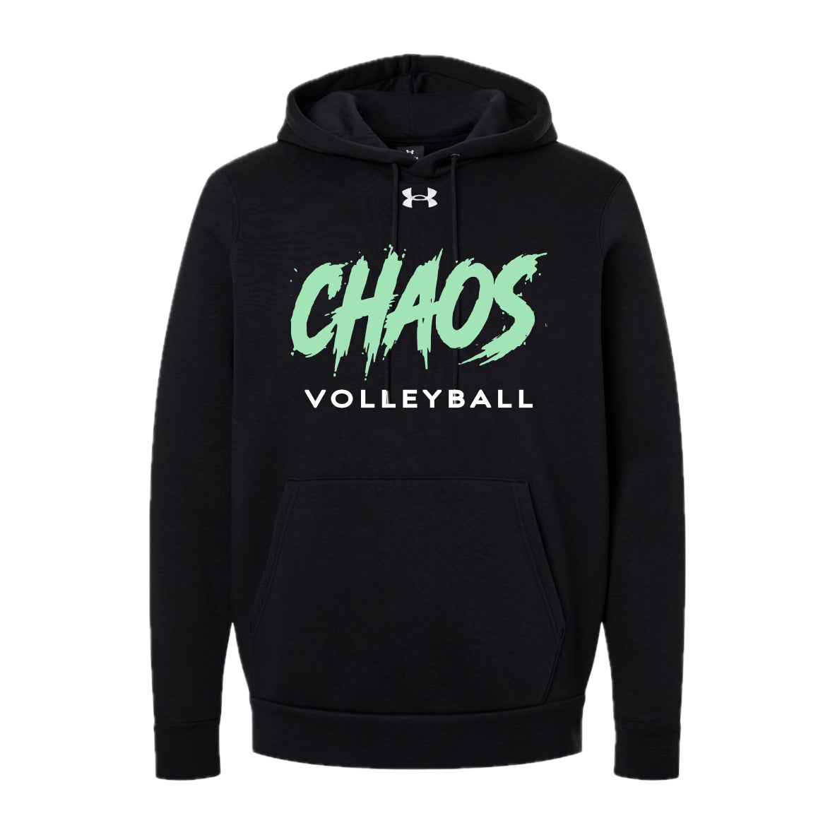 CCVOLSH01 - 17 Black Under Armour Fleece Hooded Sweatshirt