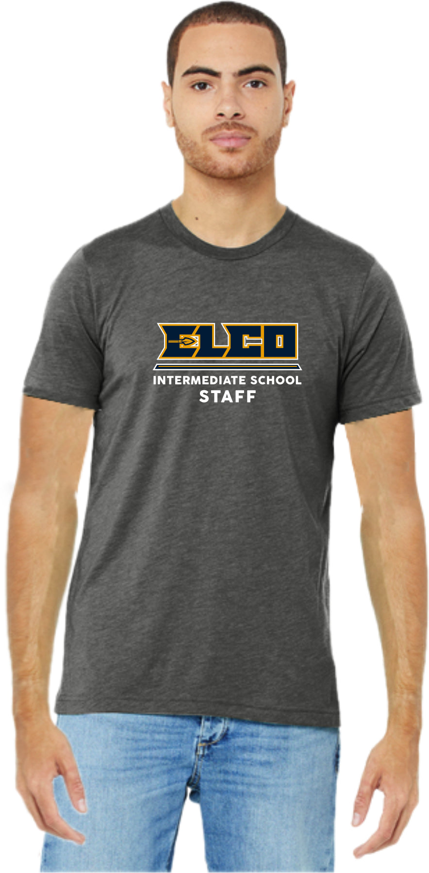 ELIS25-02 Grey Triblend Short Sleeve