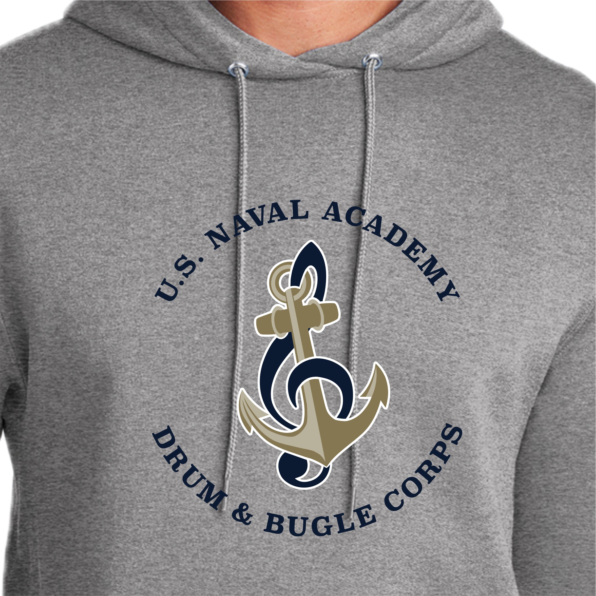 USNASH01-07 Grey Anchor Hoody