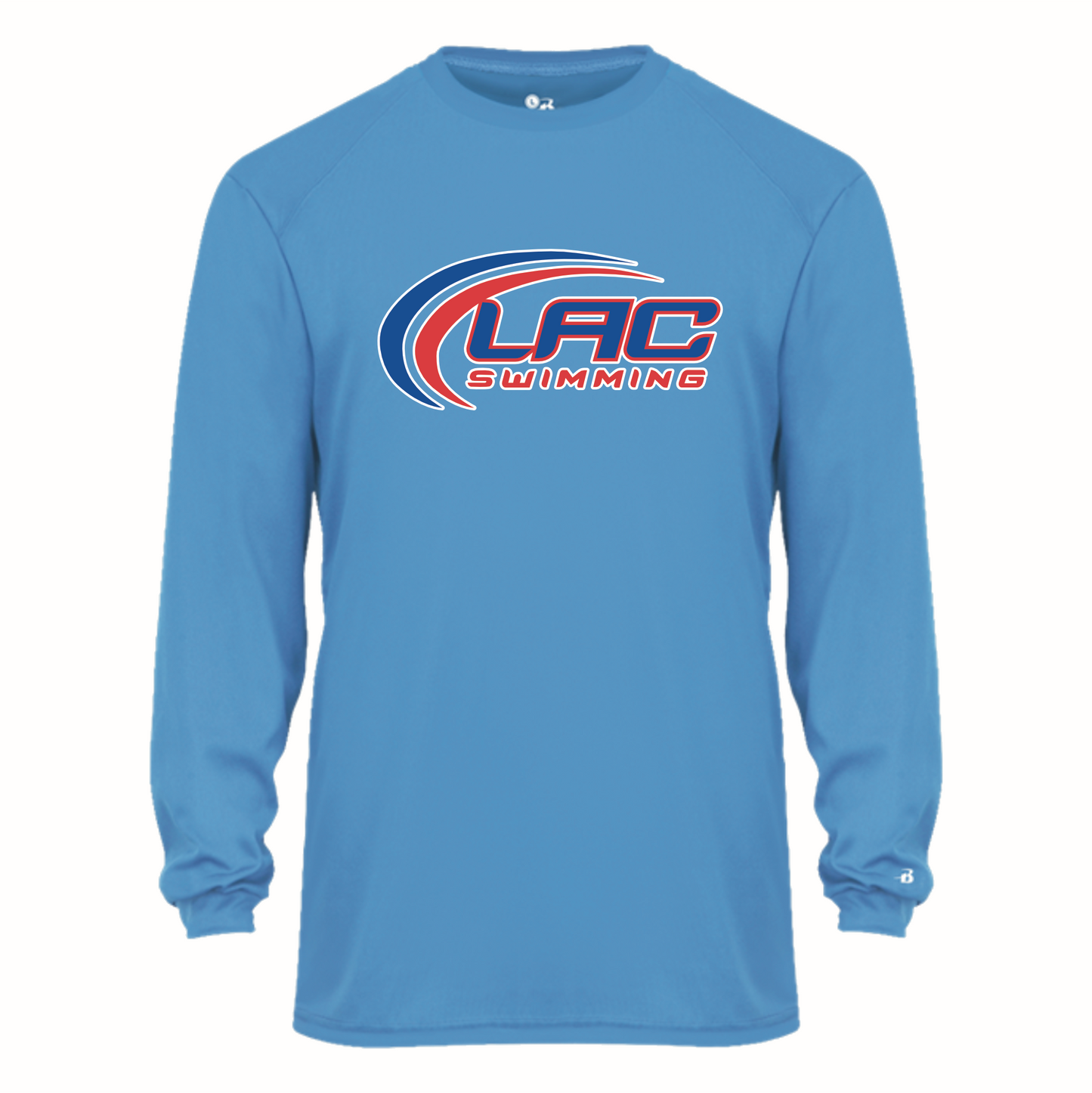 LACSH003-05 Columbia Blue Performance Long Sleeve