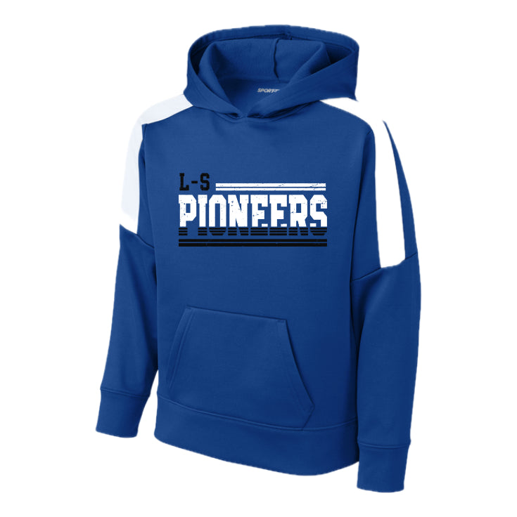 LSHHSH01 - 32 Royal LS PIONEERS Performance Hooded Sweatshirt