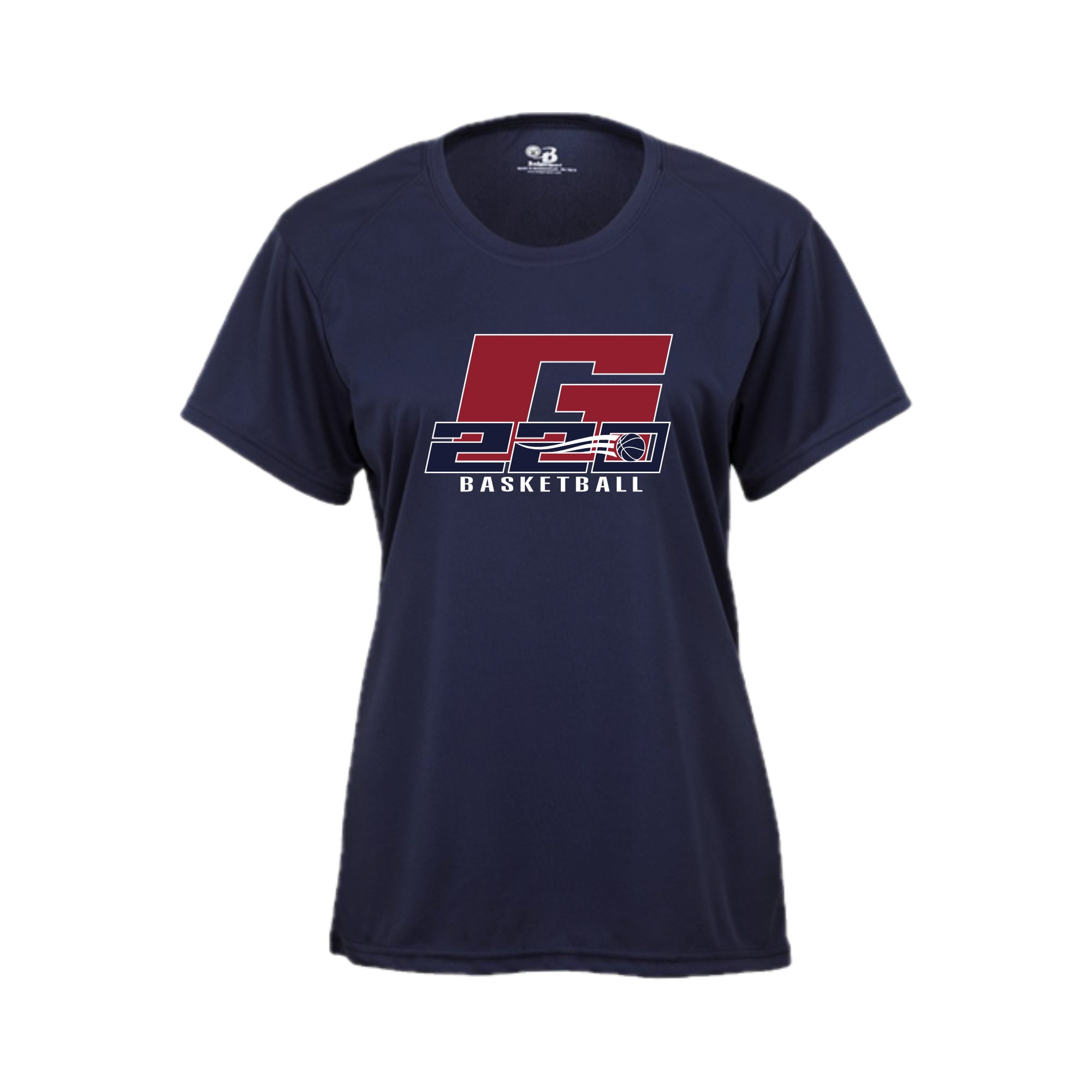 G220B0325-07 Navy Women's Performance Short Sleeve Tee