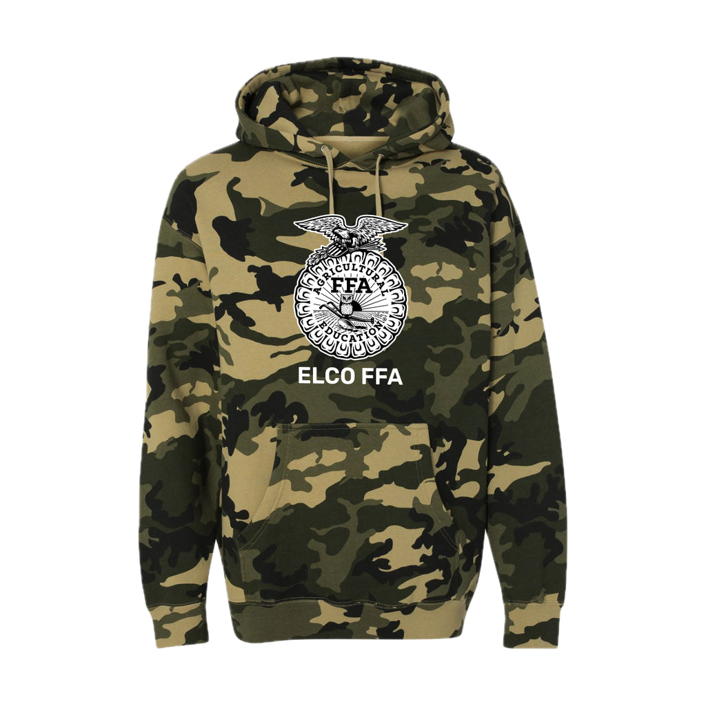 ELFFA01 - 08 Camo Hooded Sweatshirt