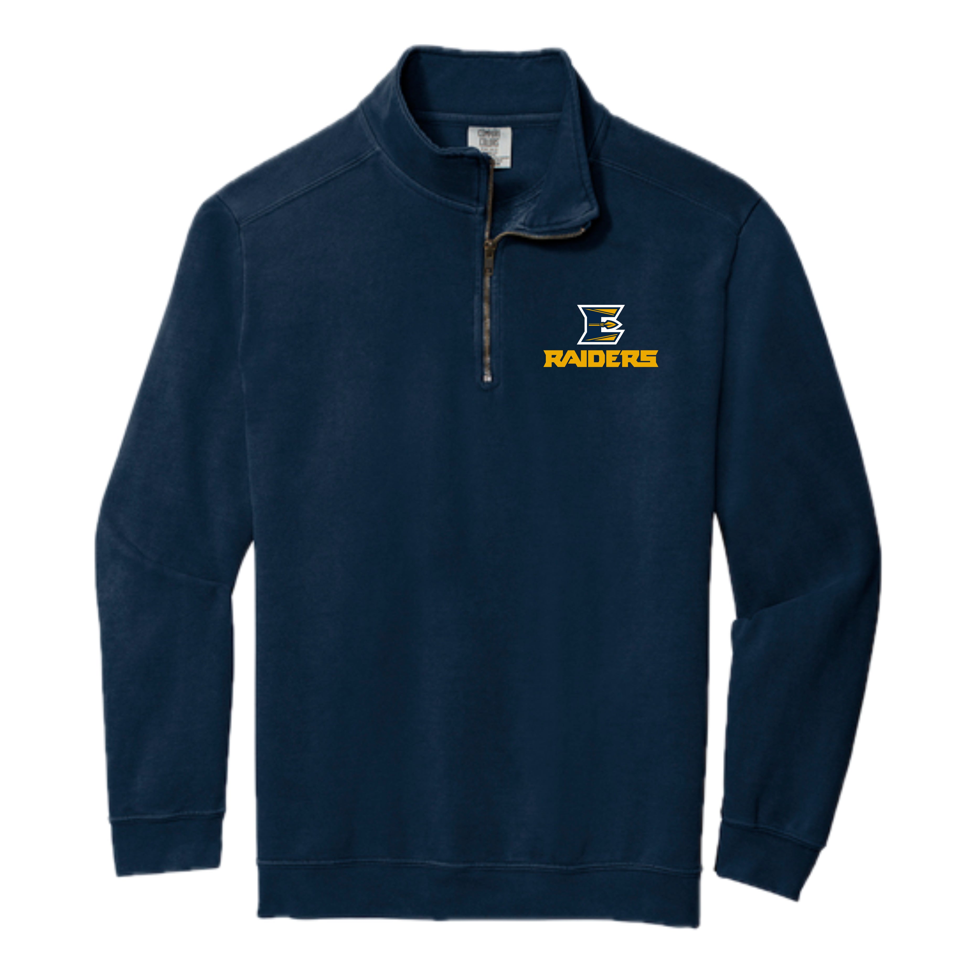 ELISSH02 - 014 Comfort Colors True Navy 1/4 Zip Sweatshirt
