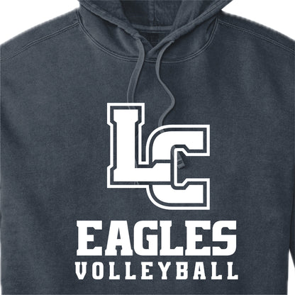 LCS022 - Comfort Colors Denim VOLLEYBALL Hoody