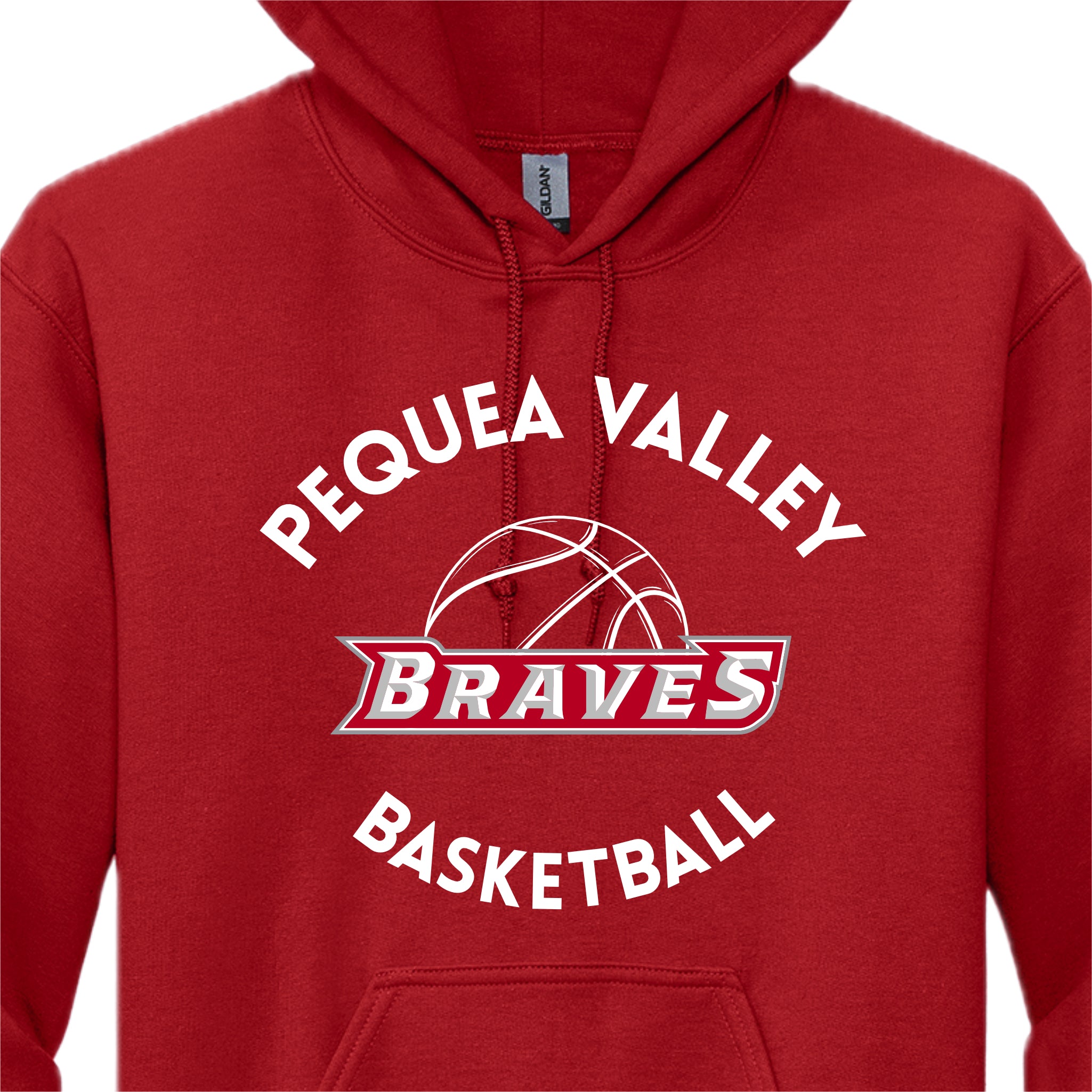 PVBSH01-08 Red Hooded Sweatshirt