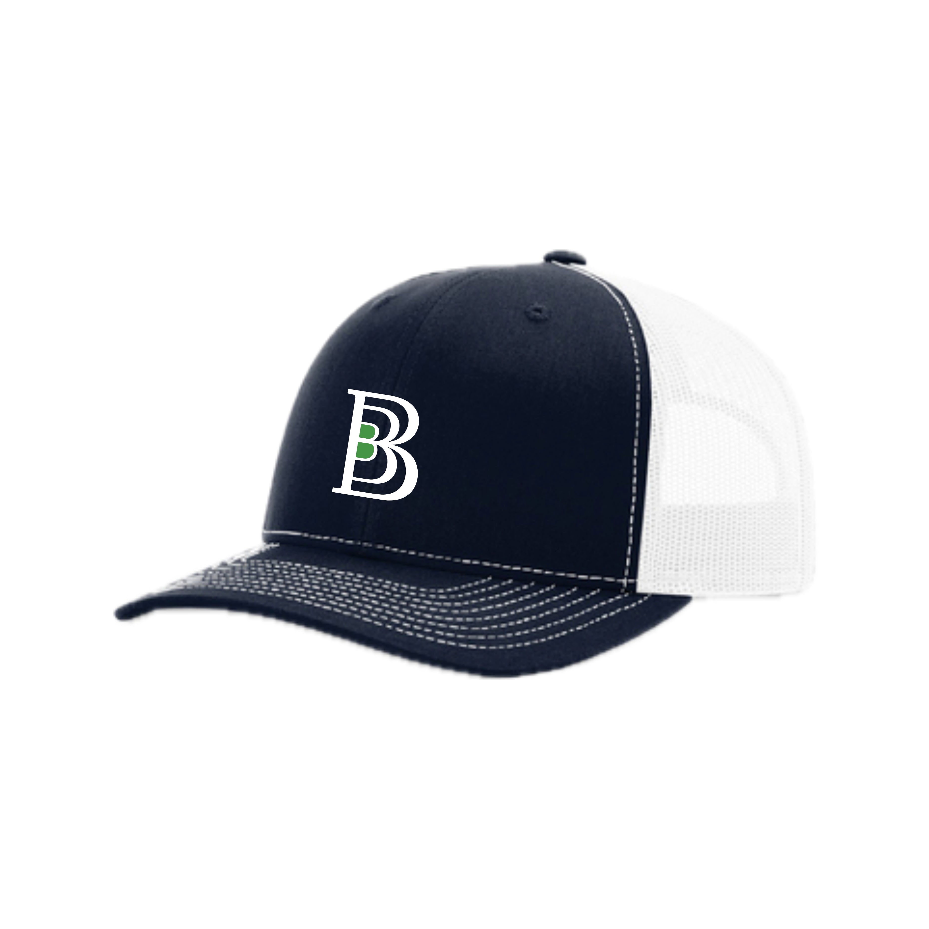 BTBSH01 - 16 Navy/White Trucker Cap