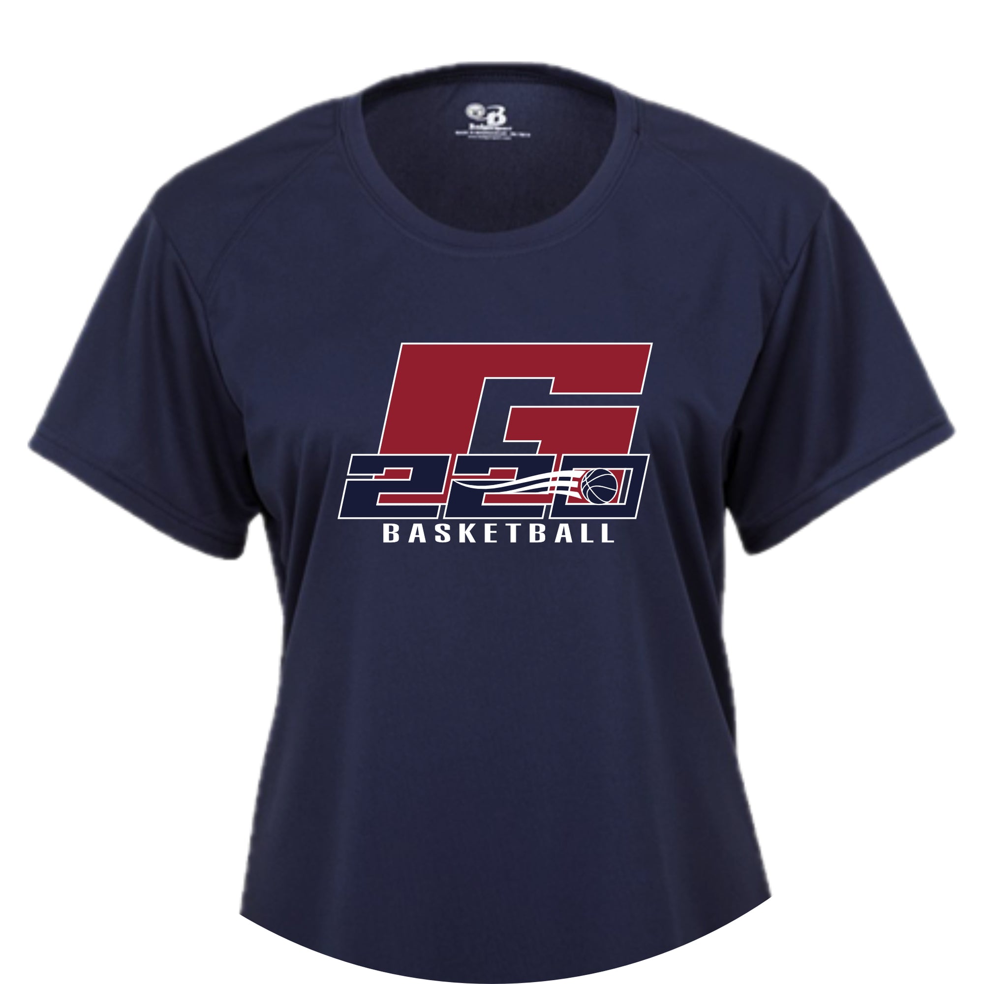 G220B0325-07 Navy Women's Performance Short Sleeve Tee