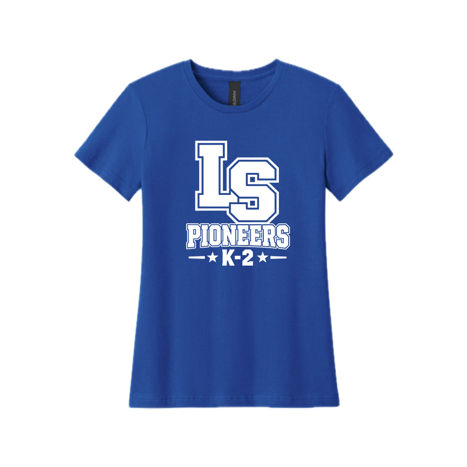 LSLAMELSH01 - 16 Royal Blue LS Ladies Soft T-Shirt