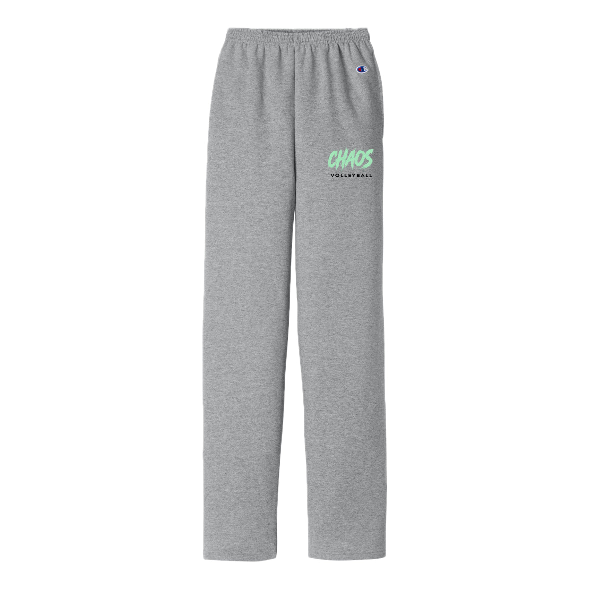 CCVOLSH01 - 28 Light Steel Champion Open Bottom Sweatpants