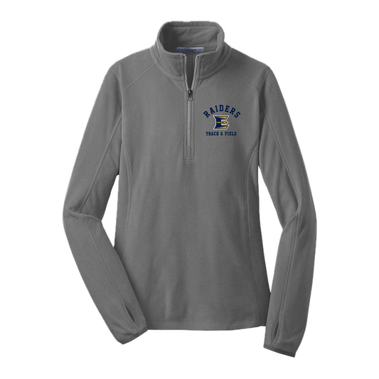 ETFSH02-09 Pearl Grey Ladies Fleece 1/4 Zip