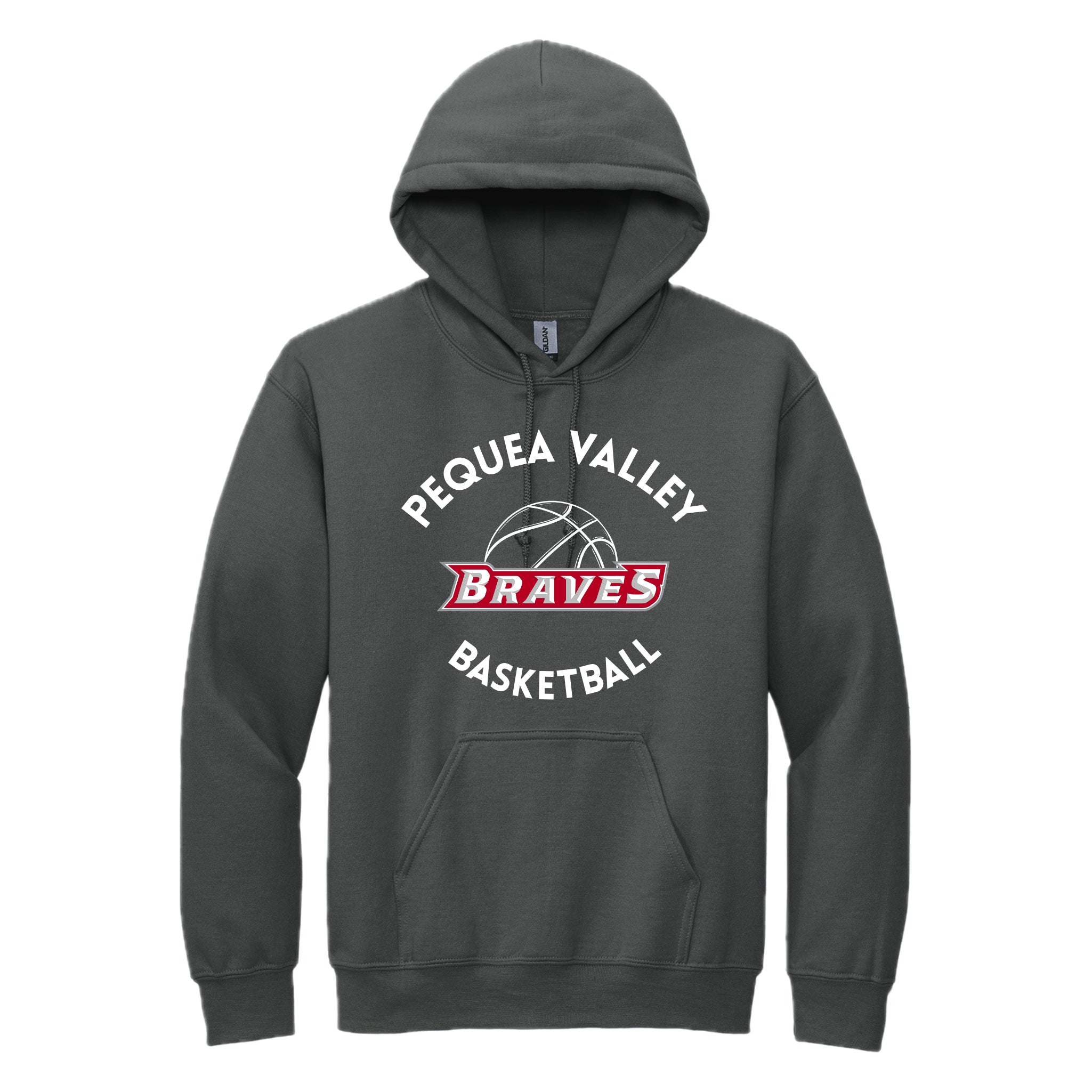 PVBSH01-09 Charcoal Hooded Sweatshirt