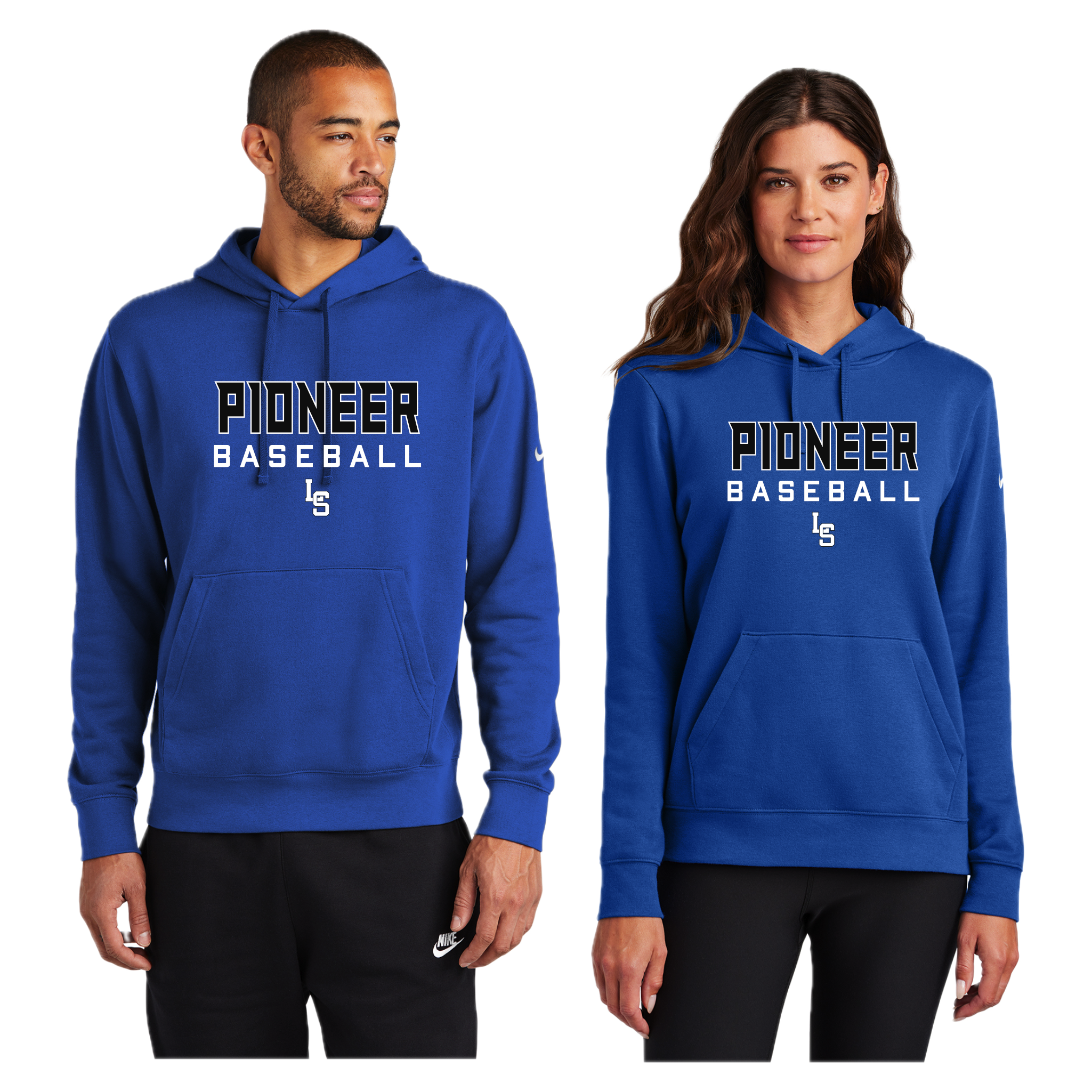 PBSH001 - 08 Nike Royal Hooded Sweatshirt