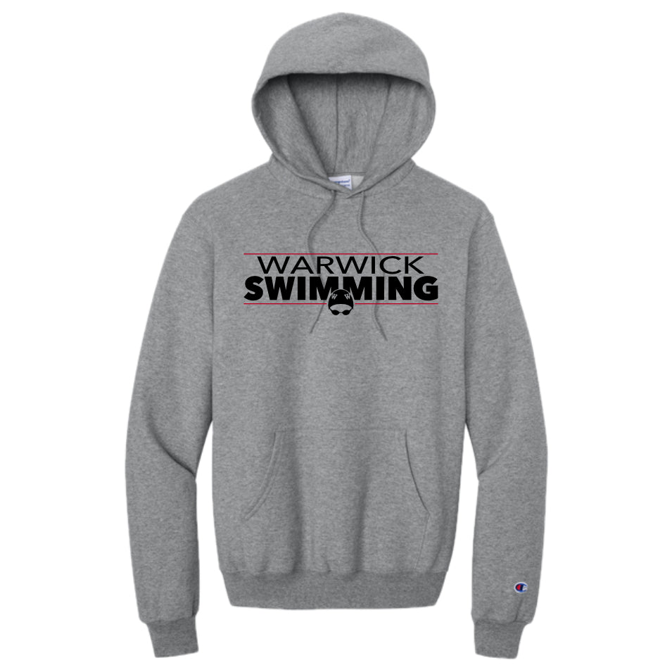 WARSWSH01-19 Light Steel Champion Fleece Hooded Sweatshirt