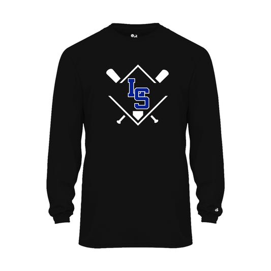 LSY0225-LS07 Black LS Performance Long Sleeve