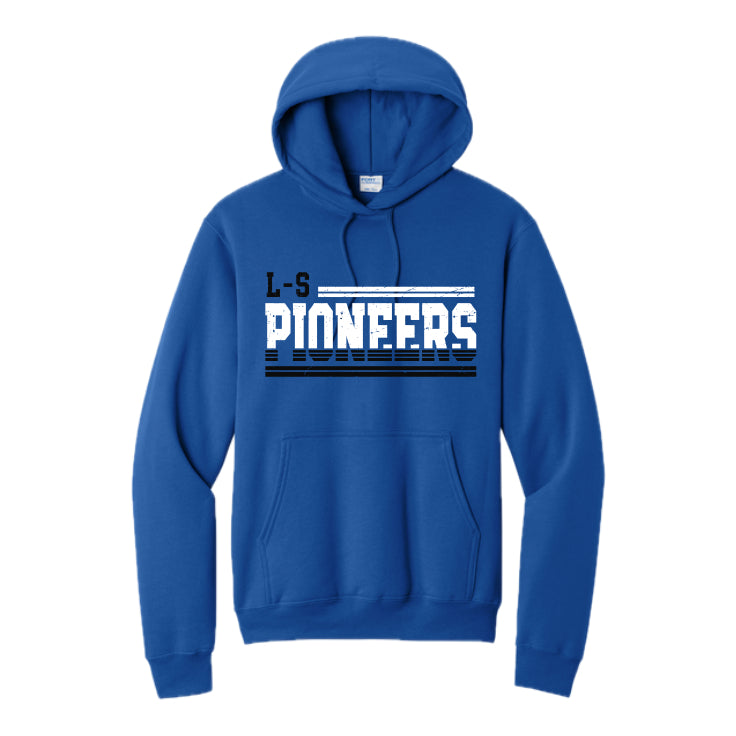 LSHHSH01 - 24 Royal LS PIONEERS Hooded Sweatshirt