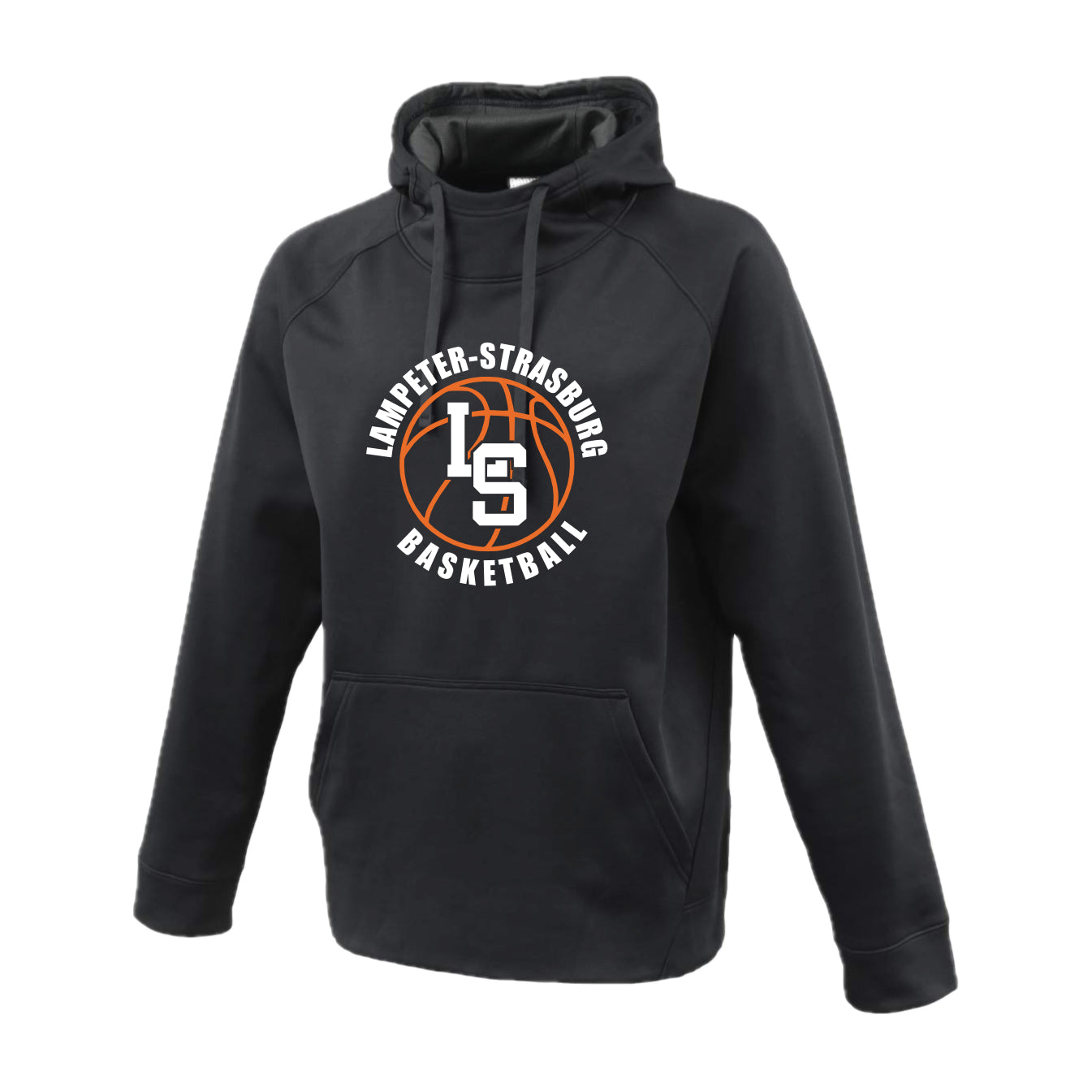 LSYBSH2-18 Black Performance Hooded Sweatshirt